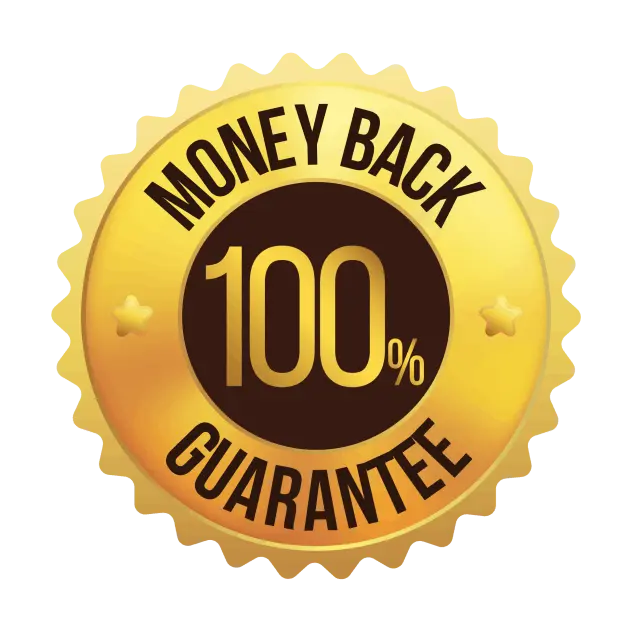 100% Satisfaction 60-Day Money Back Guarantee